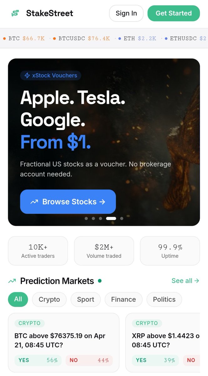 victor_mapunga's tweet photo. We've built a platform that allows even a street vendor to sell you access to global financial markets and stocks like Apple &amp; Tesla!

Yes, you can literally buy or sell any major digital asset from $1 from the street corner with https://t.co/LjqlzEgPd7.

True financial access. https://t.co/KpC1iP4z5D