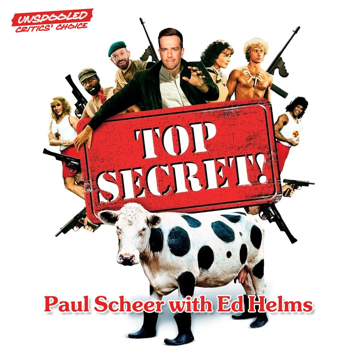 paulscheer's tweet photo. While Amy is away at Cannes While Amy is away at Cannes we’ve decided to switch it up and let some of our favorite people bring us their favorite films. Starting this week with Ed Helms and Top Secret. Take a listen https://t.co/DdUVUv2Dib