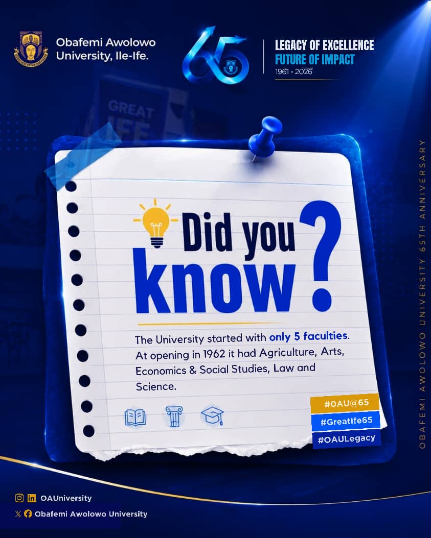 Obafemi Awolowo University tweet media