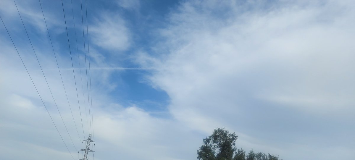 MarXPacE's tweet photo. This morning, here on the Costa del Sol, the skies were a perfect blue, then after a few hours of continuous spraying, they are now white.

Why are we allowing this?

#chemtrails #costadelsol #weathermodification #weathercontrol #geoengineering https://t.co/ypCEP6C6vh