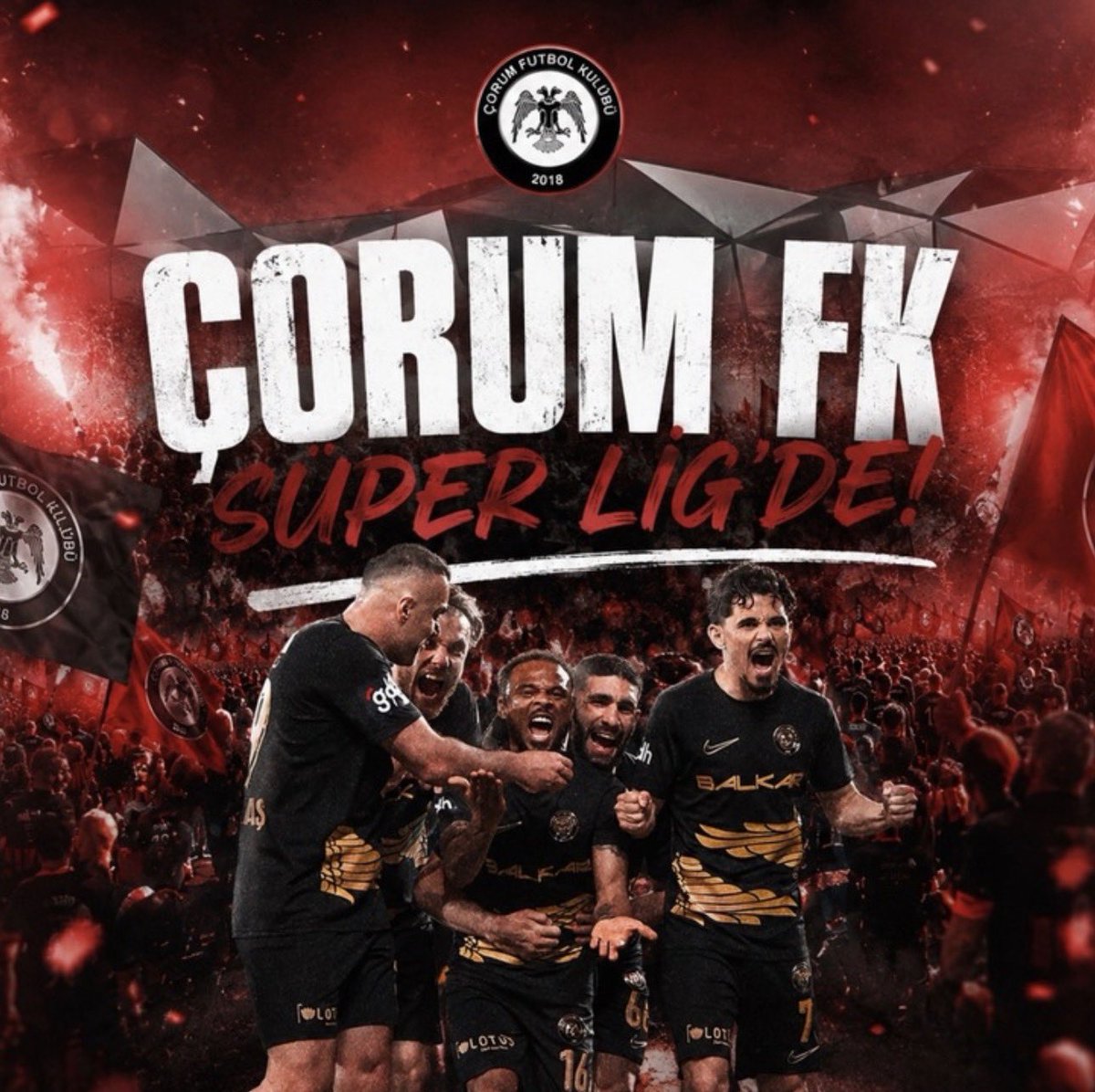 ScoriaHools's tweet photo. 🏆 ÇORUM FK SÜPER LİG’DE

Tarihinde İlk Kez Süper Lig’de Mücadele Edecek. https://t.co/NKYytn6AZJ