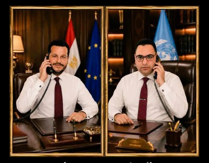 DiplomatCounsil's tweet photo. 🔹 President of the Ambassadors Council, Ibrahim Elmajzoub, Condoles Secretary-General Ahmad Radwan on the Passing of Businessman Jaber Radwan: A Major Economic Loss and an Influential International Legacy https://t.co/nVNjSdU5f0