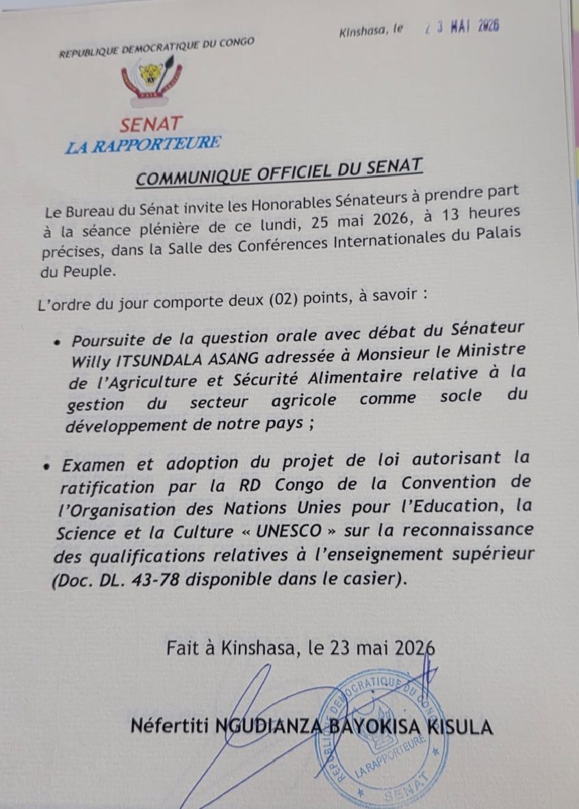 Sénat RDC🇨🇩 tweet media