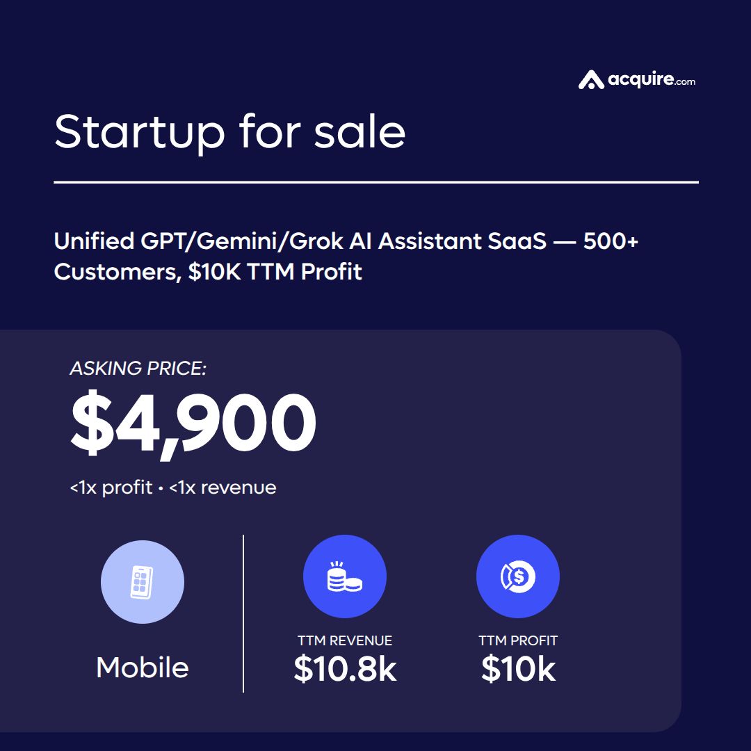 acquire.com tweet media