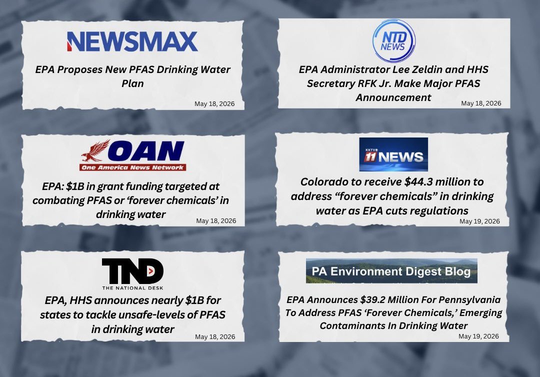Incredible coverage this week following EPA's bold action to
