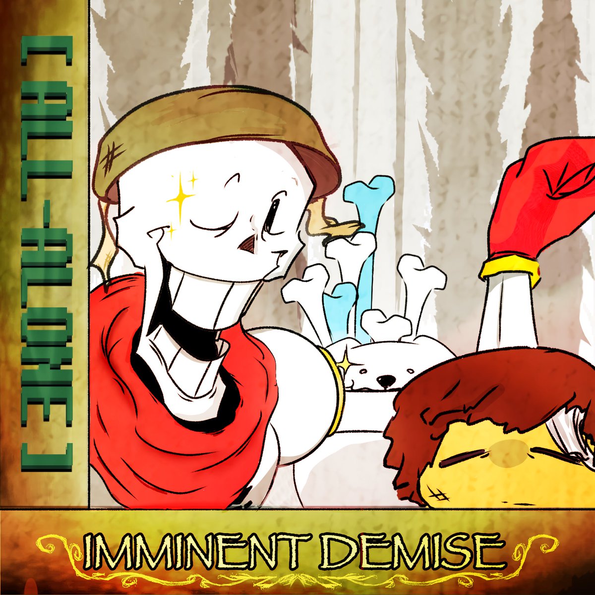 Swappo01's tweet photo. Undertale | Protocol: [ALL-ALONE]

Papyrus fight cover.

#undertale #alternativetimeline #papyrus https://t.co/hbAz4BKLoS