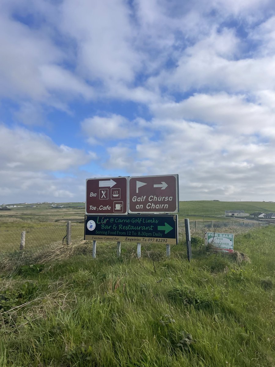 macphersongolf's tweet photo. Carne Golf Links took my breath away. It’s one of those experiences that rolls you back to origins of golf when playing was a cross country adventure from point ‘A’ to point ‘B’. The scale of the dunes is at the “epic” end of any measurement. If you like your golf raw, book Carne https://t.co/l5YEJEJDWl