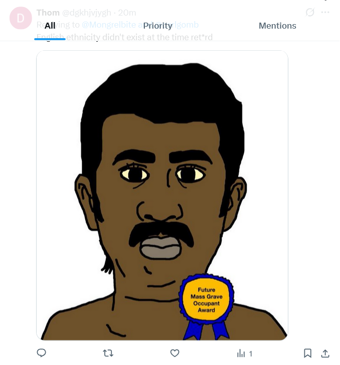 Mongrel Noflags, the Irish fella tweet media