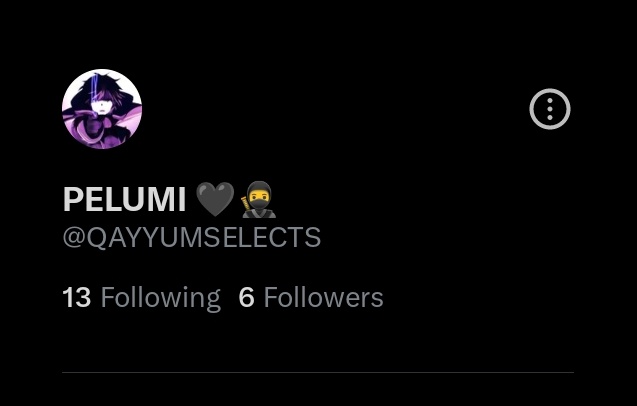 PELUMI 🖤🥷 tweet media