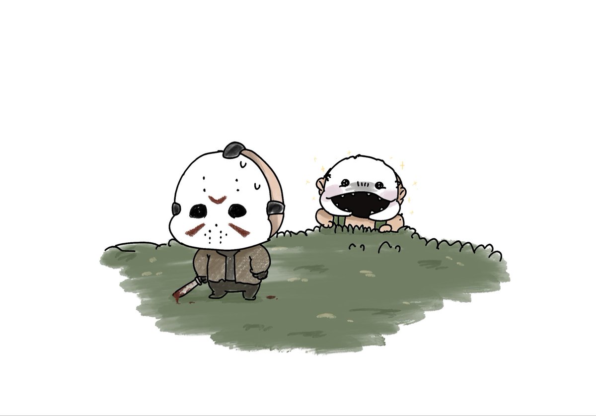 atyan963's tweet photo. 憧れの眼差し👀✨
 #dbdfanart https://t.co/Fq1ZE5m357