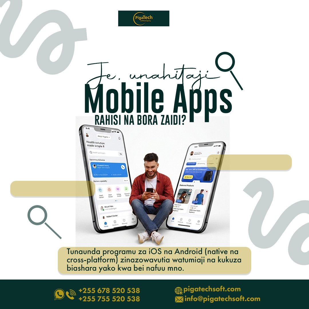 PigaTech_softCo's tweet photo. Mobile App Development and desktop apps visit https://t.co/NE4Ai1jiLK 
#mobile #apps #softwares #pigatech #app https://t.co/QVBQNwStru