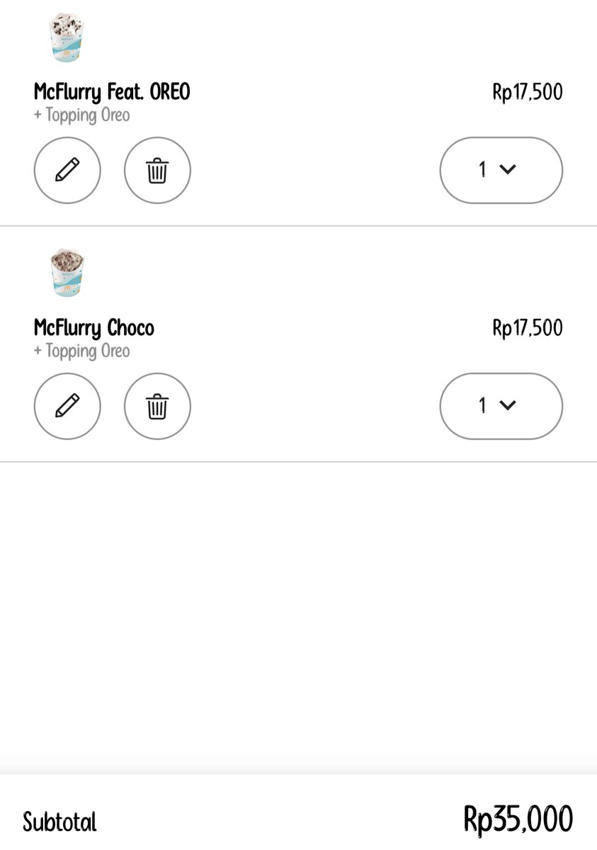 mbakbakull's tweet photo. TAMBAHAN CUCI MULUT

PAKET CEMAL CEMIL
- 1 KENTANG REGULER
- 1 MC FLURY OREO/CHOCO
DINE IN @19.000,-

PAKET CUCI MULUT
- 2 MC FLURY OREO/CHOCO
DINE IN @20.0000,-

FAST RESPON WA : 0812-2810-2255
#zonauang #jasdor #surabaya https://t.co/H6Z3pBb0U7