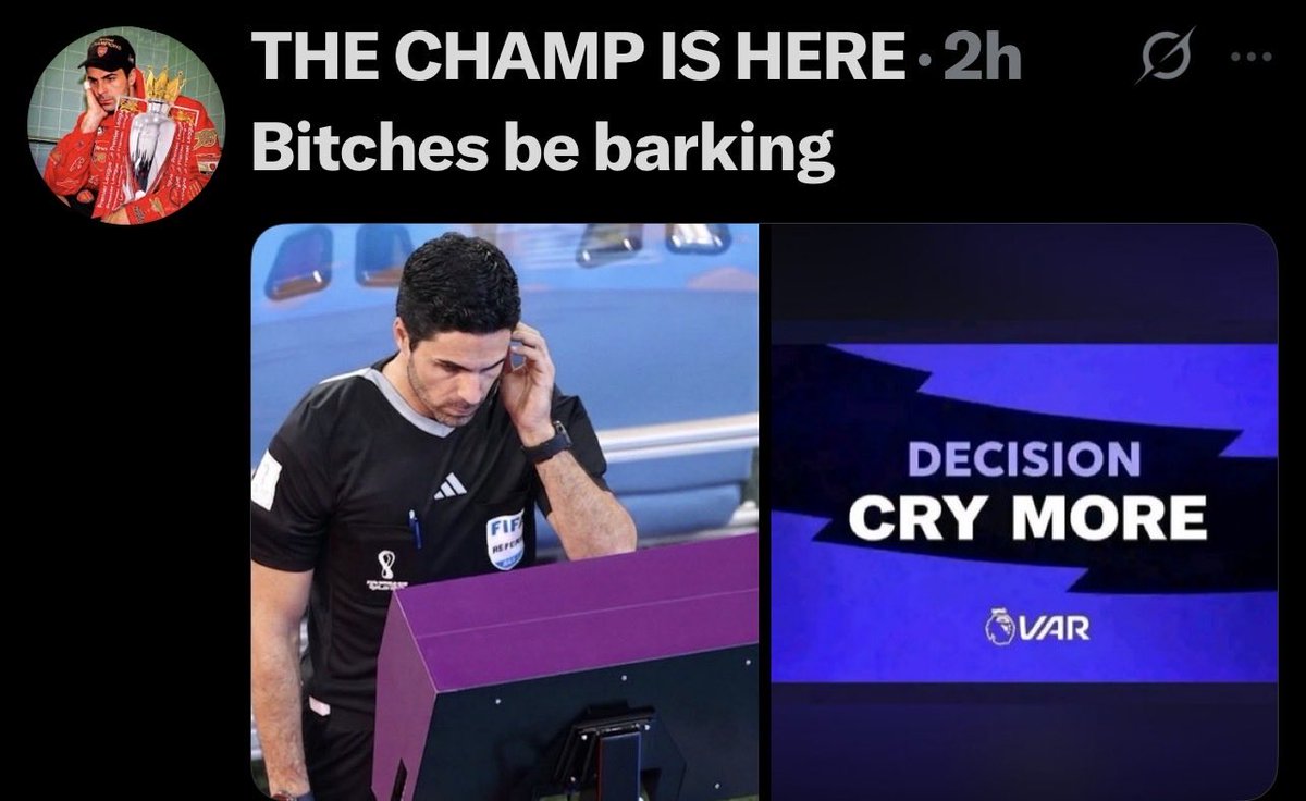pureplexityz's tweet photo. @DanisMCFC I find it hilarious you’re still bitching https://t.co/u0u3FU6hey