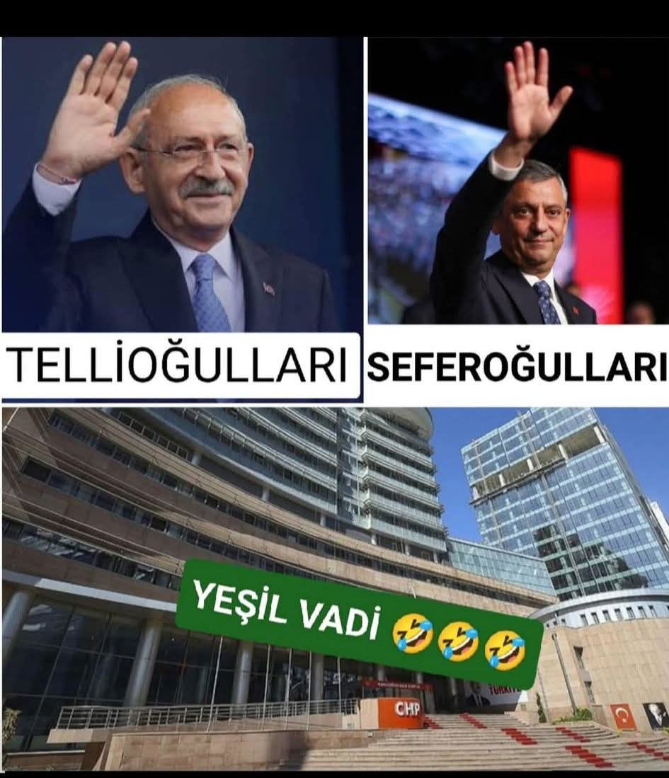 NglSyhn's tweet photo. #CHPÖzgürÖzel
Telli oğulları 1
Sefer oğulları 1 maç devam ediyor 😀 https://t.co/W9Od0Xlsyj