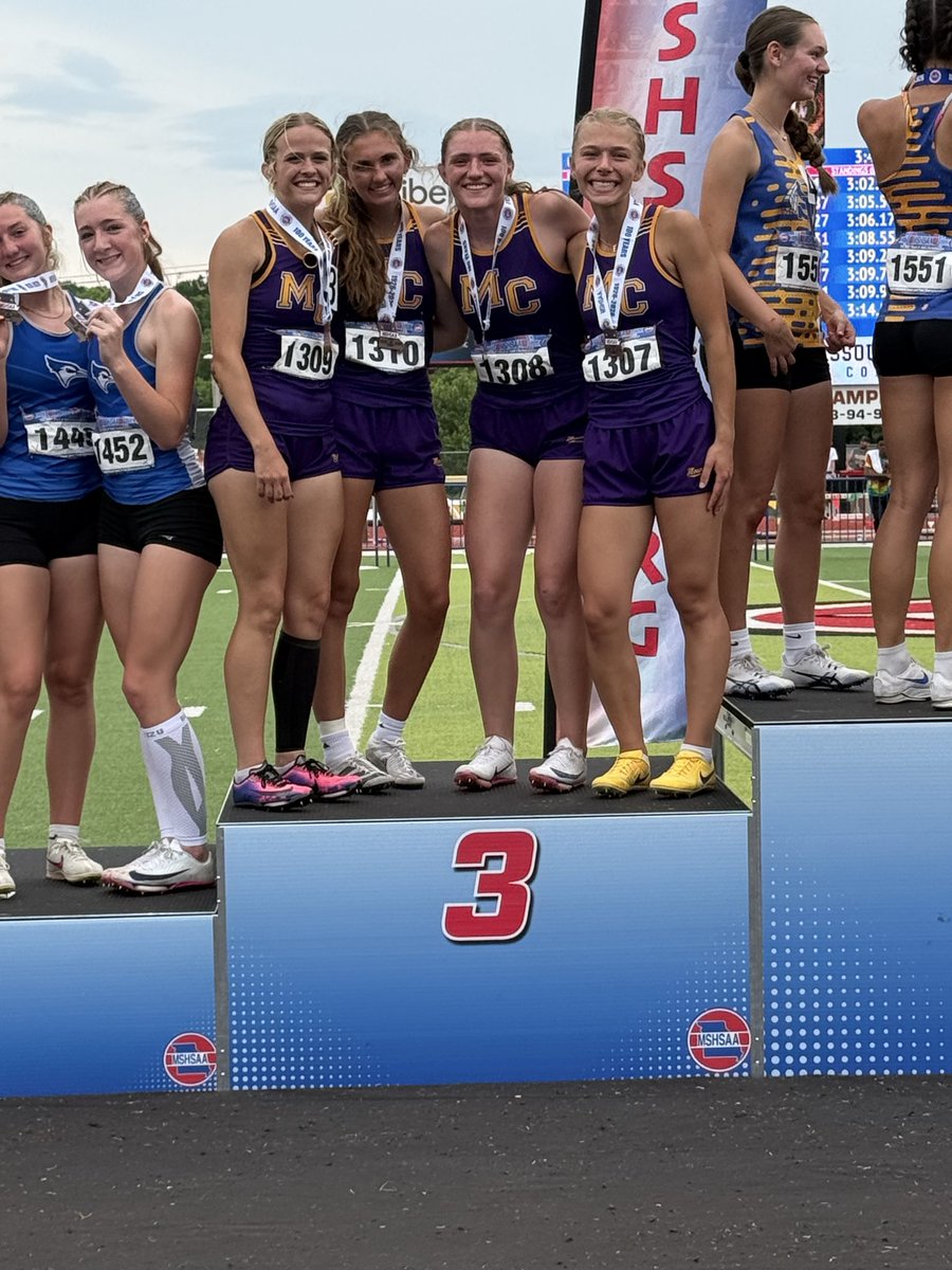 moundcity_news's tweet photo. All podiums!
Congrats to Mound City girls on bringing a state championship as a team back home, and the boys on a 4th place team trophy!

Congrats to Maggie Osburn on breaking her PR and her own MC school record in discus as well 

Congrats to all athletes that competed! https://t.co/jL9bCTiaMv