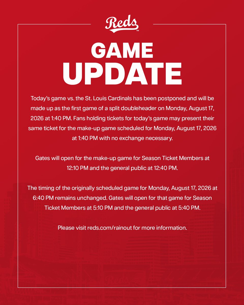 Cincinnati Reds tweet media