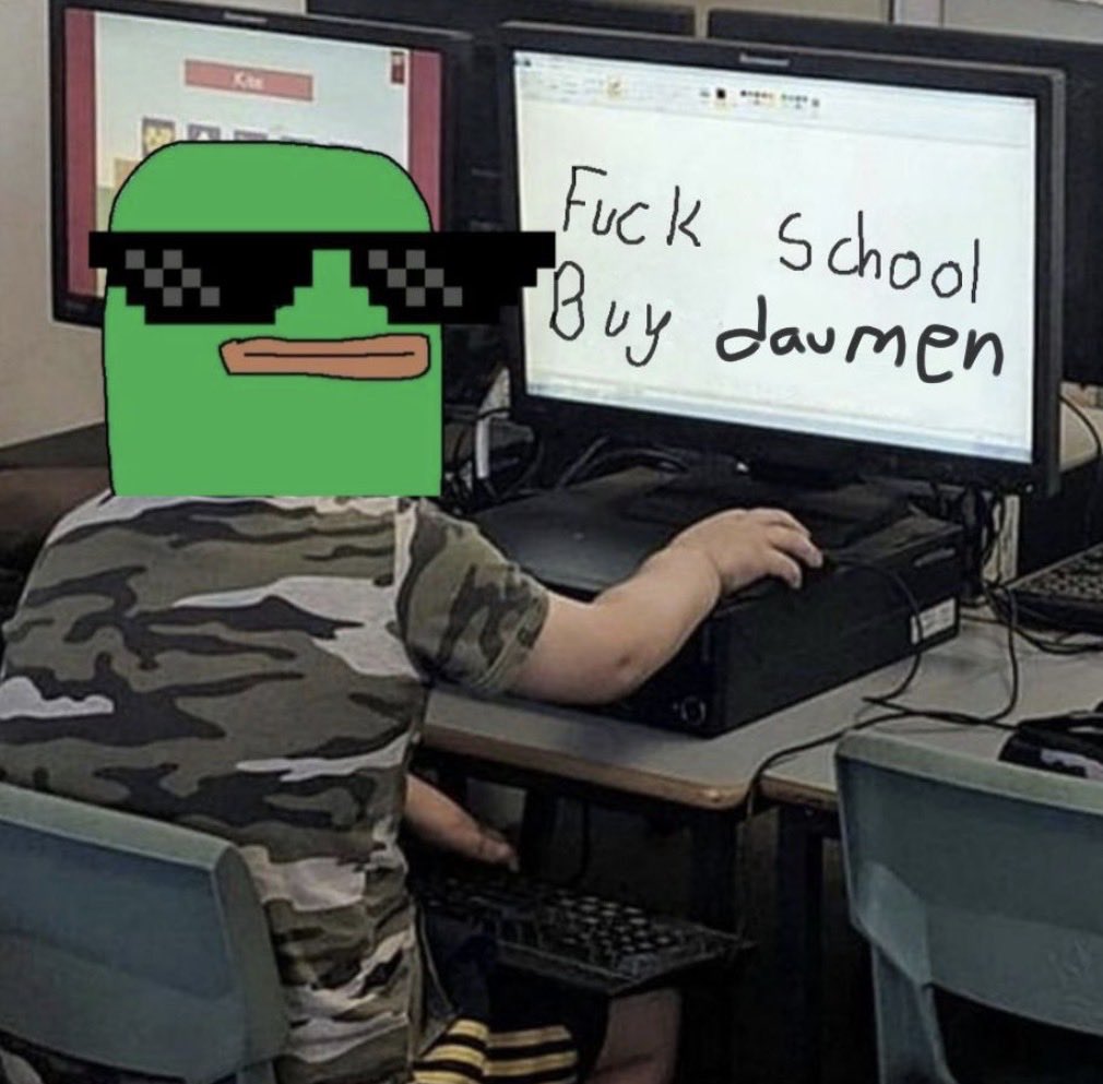 DAUMENFROSCH tweet media