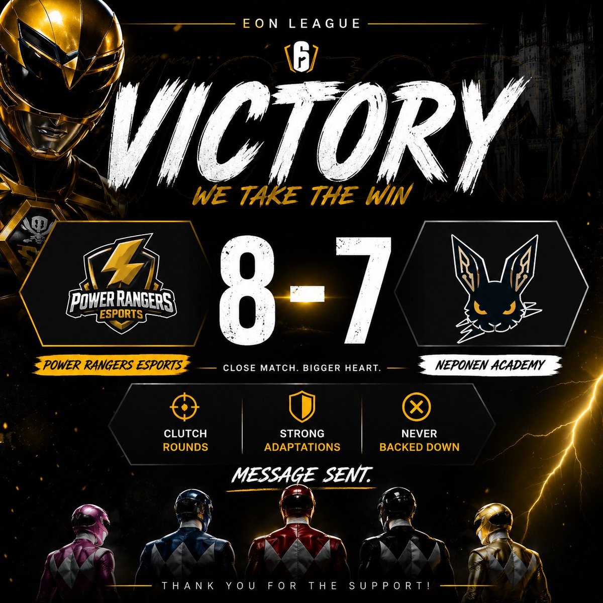 Power Rangers Esports tweet media