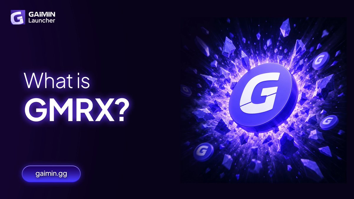 GAIMIN's tweet photo. What is GMRX? And why does it matter to GAIMIN Launcher users and Club members?

Fair question. Here is the straight answer.

GMRX is the reward currency of the GAIMIN ecosystem.

You earn it by running the GAIMIN Launcher while you game. The Earn Engine runs in the background; it never affects your game performance.

You spend it in the GAIMIN Store on game keys, gift cards, and digital assets.

You can also withdraw it to an external wallet if you want to.

Your GMRX never expires. It never gets locked. It is yours.

GAIMIN Club multiplies how fast you earn it. Rookie earns at 100%. Royal earns at 400%.

The same session. Four times the GMRX.

If you wonder how it's funded, it's all explained in detail in the Discord.

Founding Member spots are limited. Payment links go to waitlist members first on May 26.

=> See everything you get when you join GAIMIN Club, link posted in the Discord: https://t.co/OxwopYFA75

(Join the Discord waitlist to see everything you get when you join, view the AMA, and be first in line to grab a limited Founding Member slot.)