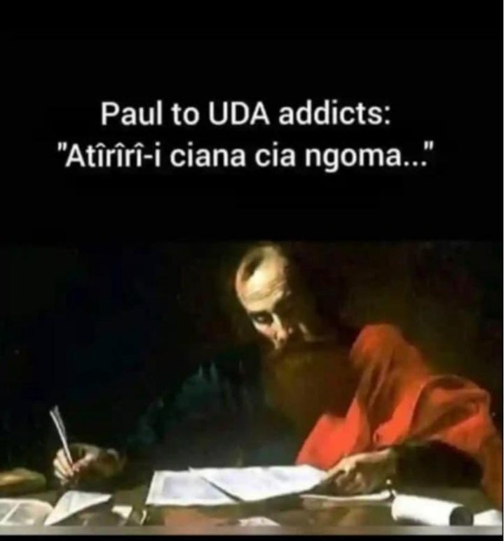 ReaganGachuhi's tweet photo. Ruto and UDA minions 
Nguo ici https://t.co/rIg1lNsSnm