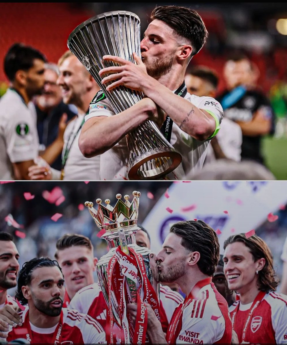 OlugbogiL's tweet photo. "Declan Rice has won his final trophy" they said 😅 https://t.co/1c96jQpo4e