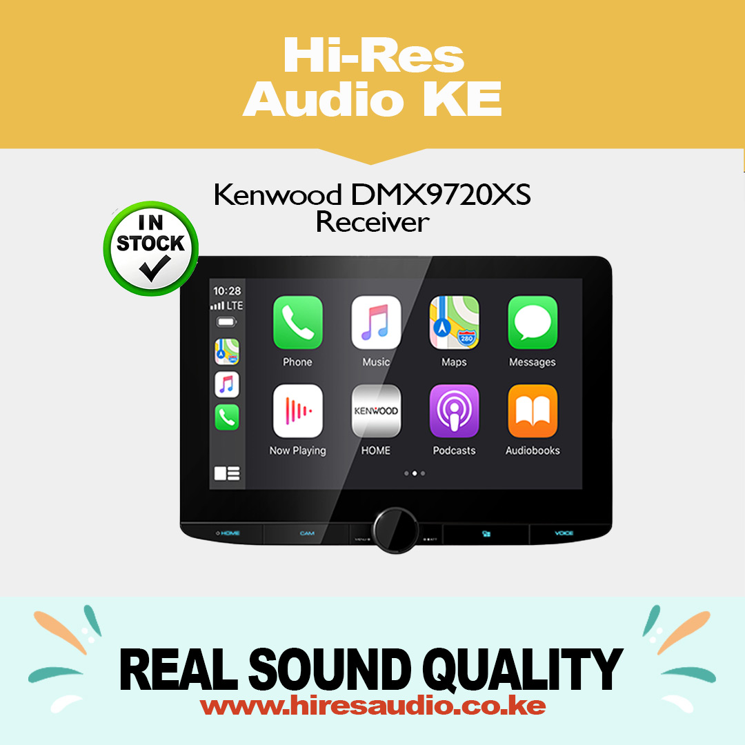 StanKamangu's tweet photo. Kenwood DMX9720XS 10.1-inch HD display with 5V pre-outs for cleaner signal delivery.

DSP, time alignment, and crossover control help build better long-term sound quality.

Available at @HiResAudioKe

Learn more: https://t.co/MpNPCP0Z04

📞 0743 081 891

#HiResAudioKE https://t.co/Owu7KR3sac