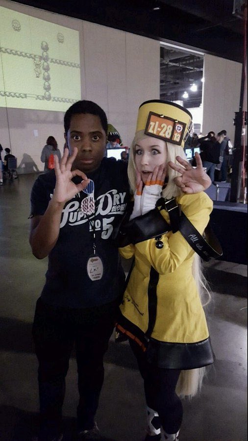 hellocutelife's tweet photo. @HorseSkull666 @TeamFactor LK should know! This Millia was also me, back in the day 😆 

Really need to do an updated version of this photo with Strive Millia one day https://t.co/vsM2AyREFj