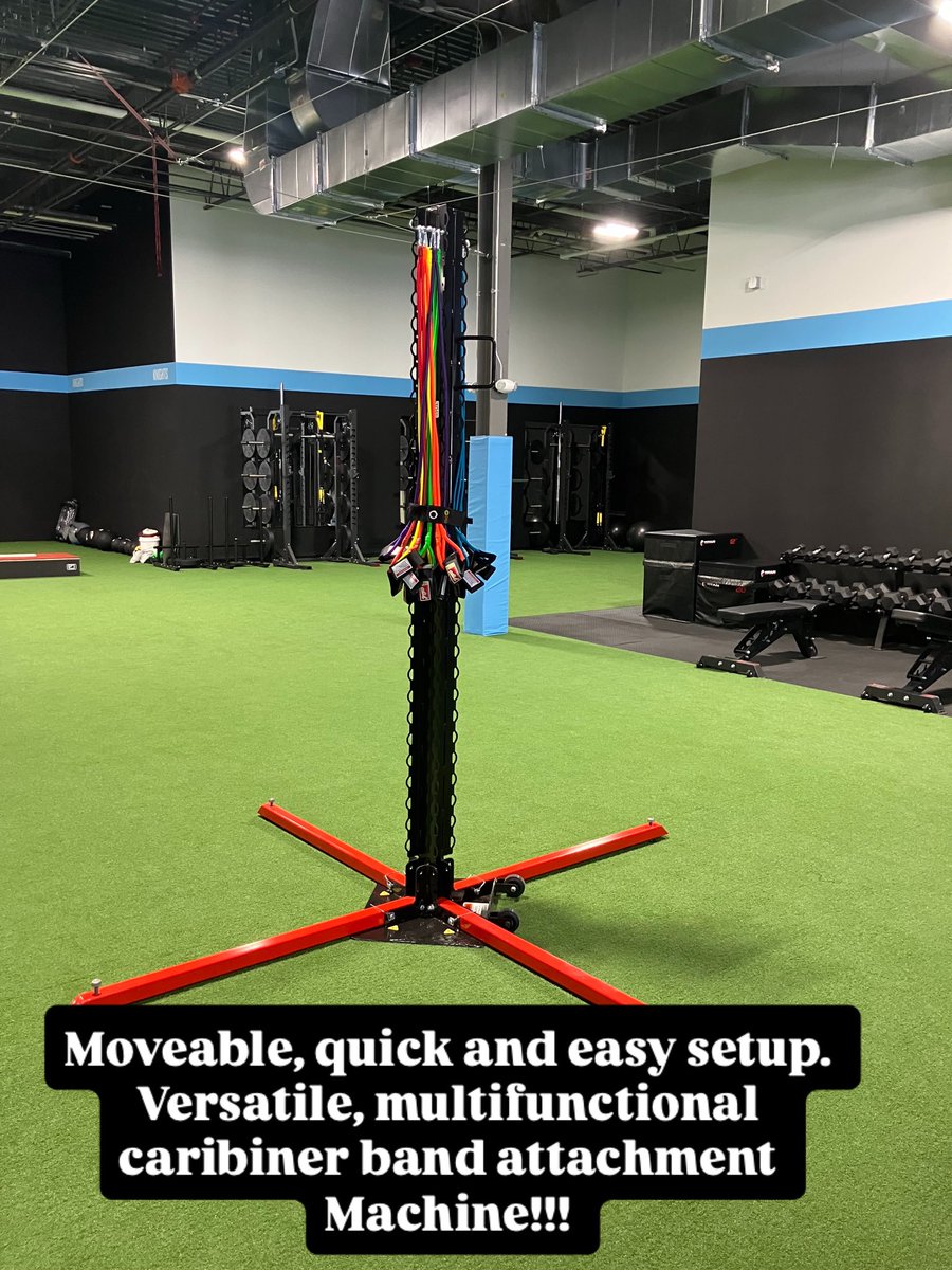 TheBandMachine's tweet photo. Coach Gates your content and program speaks for itself💰🎤don’t know if you utilize and band training in your programming but I’m a start up made in Midwest USA small company. I’ve developed some great rail equipment both wall mount or mobile group training band attachment tower. https://t.co/pMtAEh6CTo