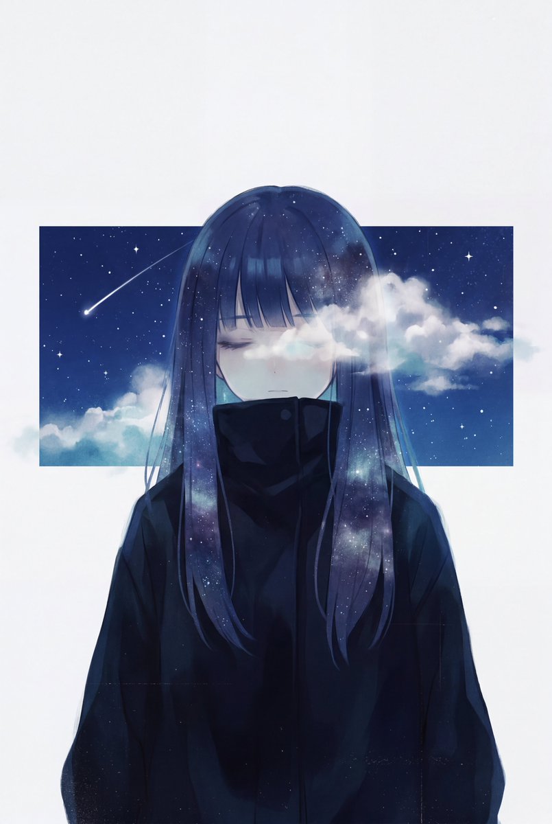 Minimalist Melancholic Cosmic Anime