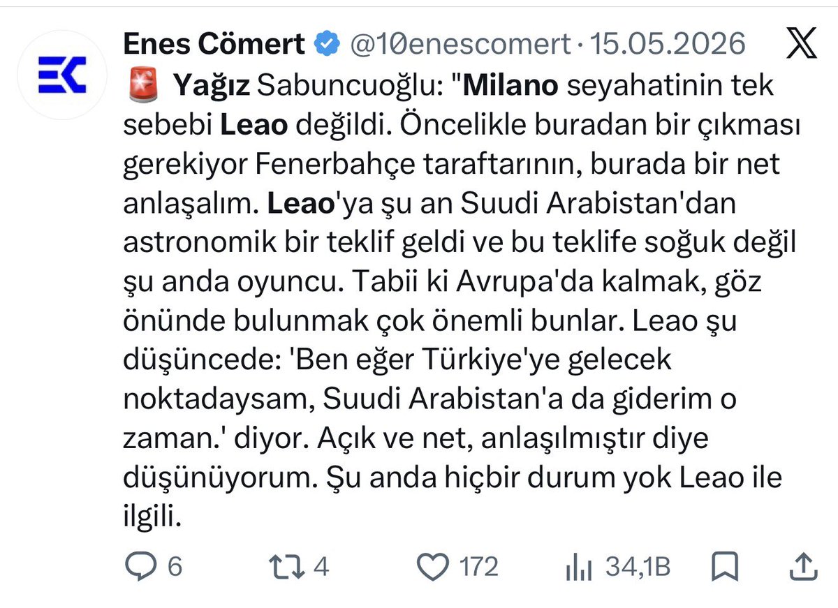 Yağız Sabuncuoğlu tweet media