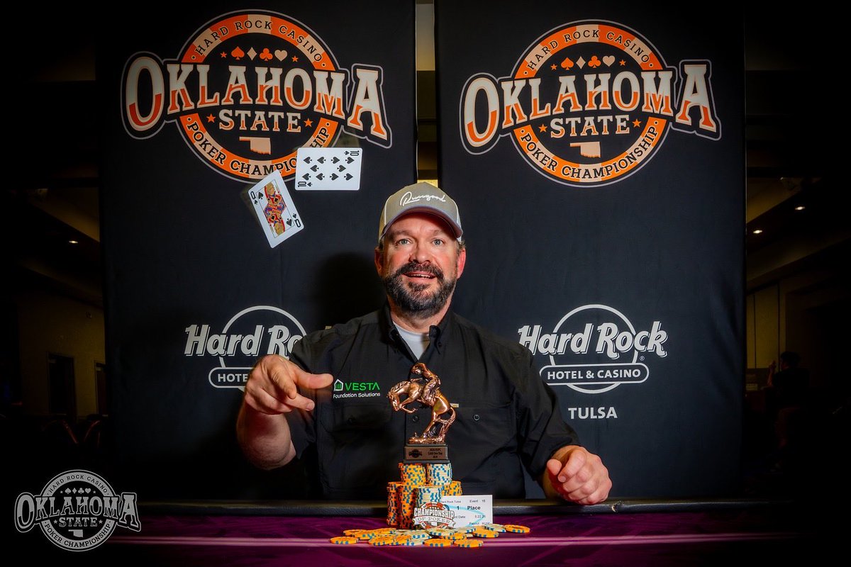 RunGoodEvents's tweet photo. All it takes is one day to be a 2026 Oklahoma State Poker title holder at @TulsaHardRock! 🏜️ 💪 

🗓️: $200 OSPC Ladies
🏆: Lindy Seitz
💰: $2,849

🗓️: $300 OSPC One Day
🏆: James Geiudrone
💰: $5,000

🗓️: $300 OSPC One Day 
🏆: Bobby Sanoubane
💰: $5,140 https://t.co/T2OQwb9URq