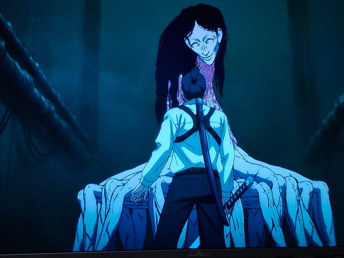 SakuraiSaku_Ai's tweet photo. #ChainsawMan #Episode11
Ça va se taper avec la salope au pull rouge et son truc fantôme 💀 https://t.co/t9jPm2Xp4i