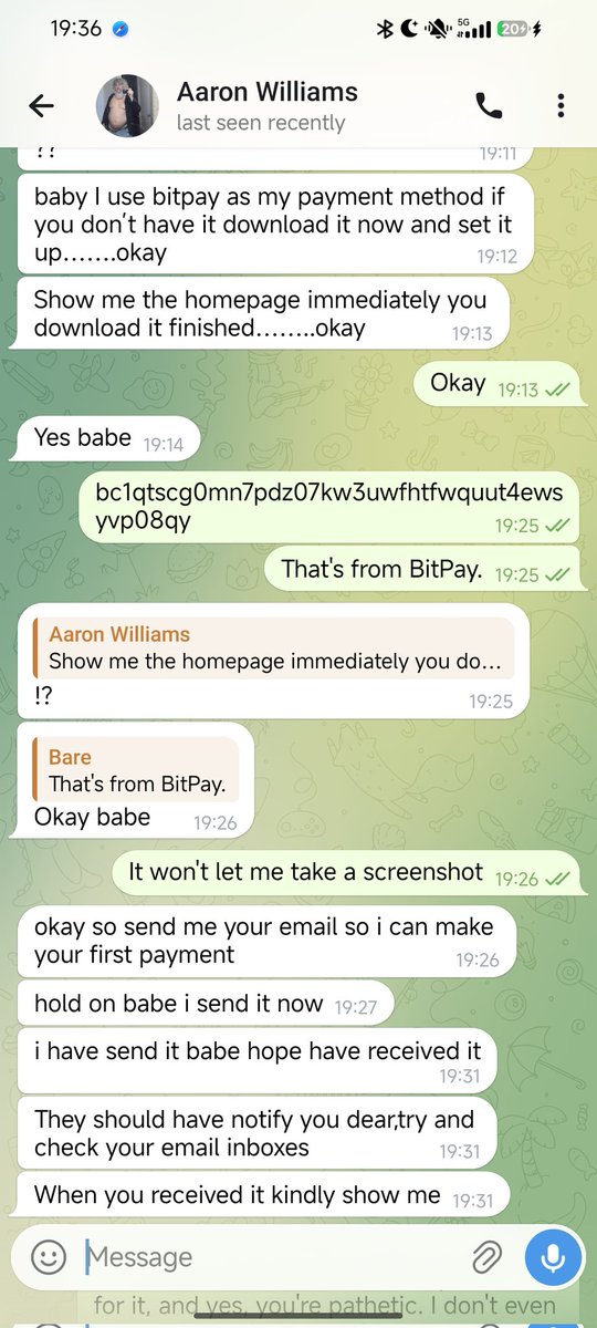 BareStepMale's tweet photo. Another scammer, when will this end?
#bored #scamm #scammer #hunted https://t.co/N3ctWYDAzH