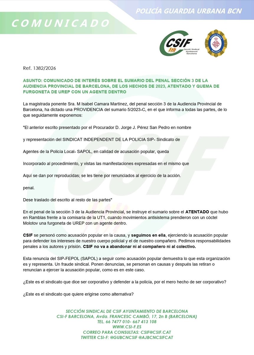 GUBCNCSIF's tweet photo. 🟢 COMUNICADO de interés https://t.co/G1dprr7mpj