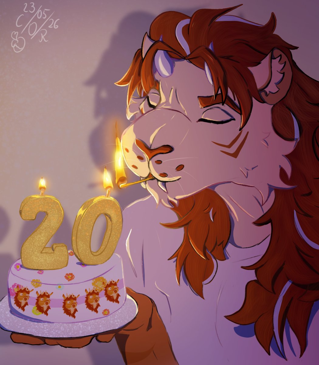 corpelix's tweet photo. Yesterday was my lovely bf's @EepyTigerAiden birthday and here is a present art I made for him <3 <3 <3 https://t.co/a9c0LMC6BB