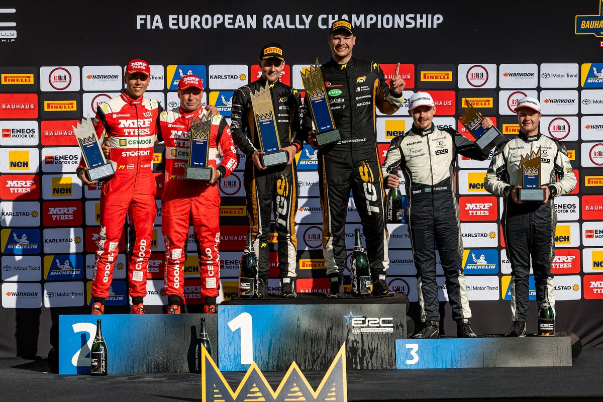 FIA European Rally Championship tweet media