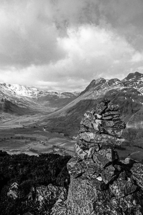 Beepees's tweet photo. Art of the Day! "Cairn Overlooking the Langdale Valle". Buy at: https://t.co/ZJ8GFqTNtP https://t.co/4bU9tlTj7t