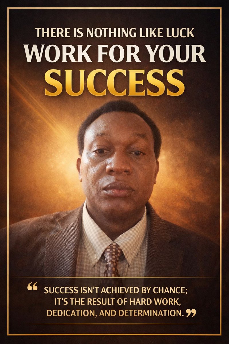 abraham_kiruga's tweet photo. True success is planned, earned, and built through consistent actions.Stop waiting for a lucky break.Elevate your mindset, outwork your doubts, and build your own momentum.
#TheMagicOfThinkingBig #MindsetShift #WorkForSuccess #ThinkBig #NoLuckJustLabor #PersonalGrowth https://t.co/iGIaw9mURt