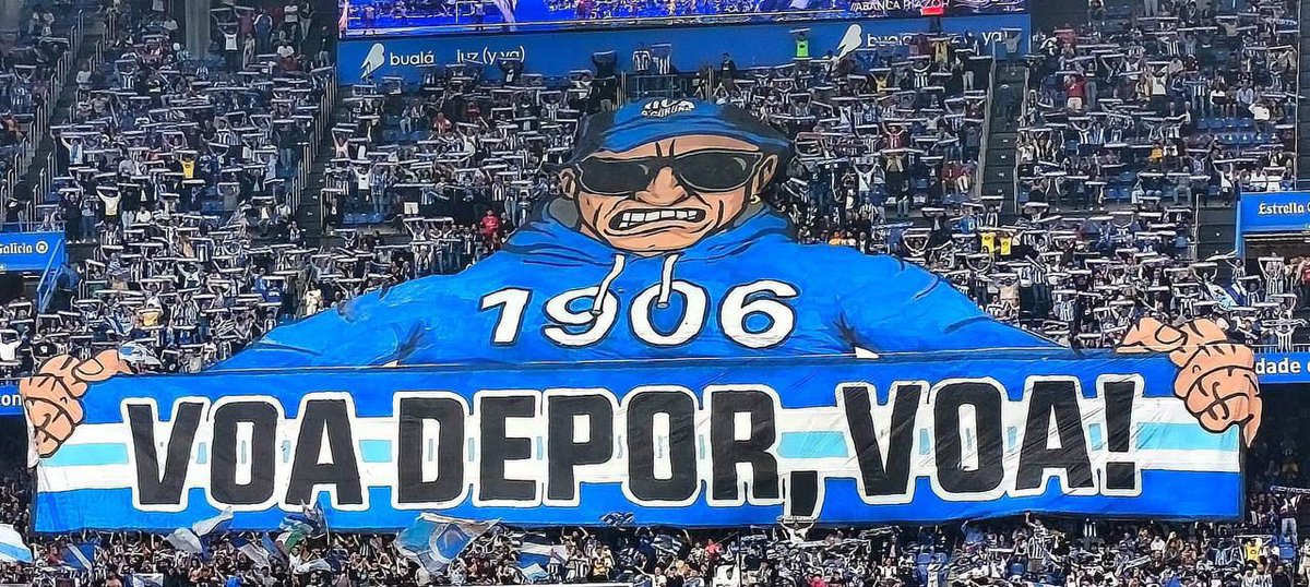 KolectivoSur91's tweet photo. Enhorabuena por la vuelta a primera división a nuestros hermanos de Riazor Blues y Old Faces. @RB1987Oficial
 @OldFacesOficial 
Forza @RCDeportivo
El depor es de primera! https://t.co/JjLo8Xlmfk