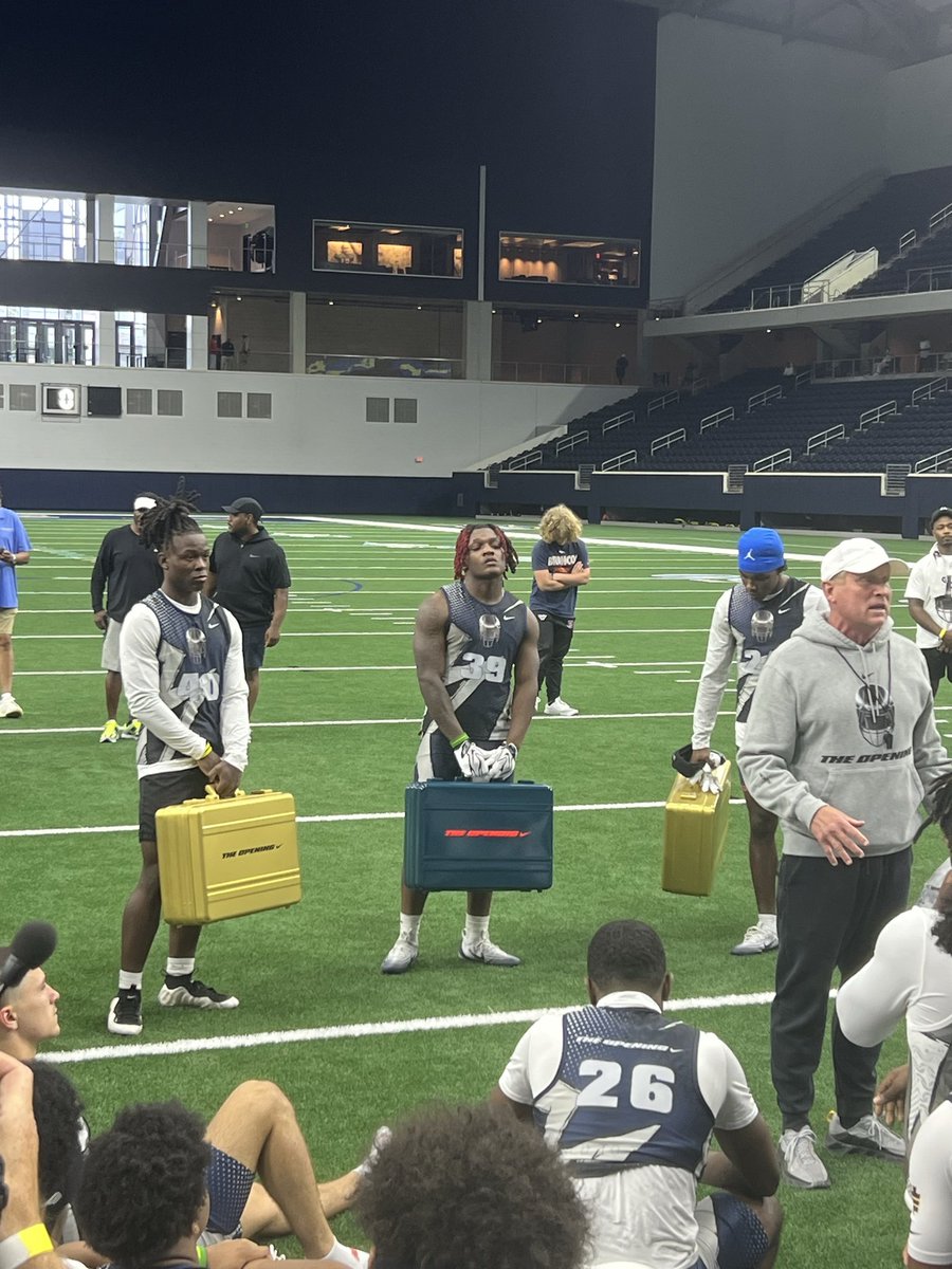 GPowersScout's tweet photo. Texas Tech commit + DCTX 4* Sarod Baker is named the Alpha Dog from The Opening Regional. @SaRodBaker12 @FootballDesoto https://t.co/WfXn7EsUb9
