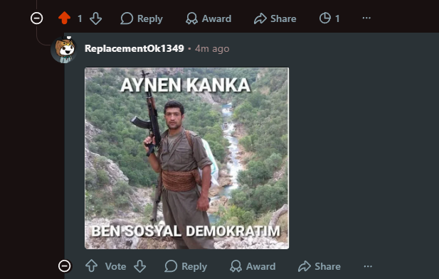 darkredspacex's tweet photo. Sonunda bende terörere oldum. https://t.co/xrNRLjVmLw