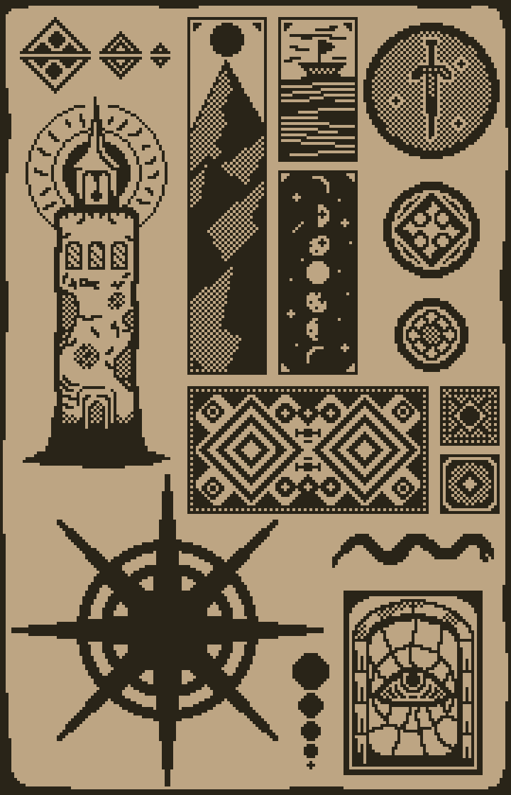 SeeOneGames's tweet photo. Page One...

#pixelart #1bit #art #medieval https://t.co/ECB8rCfdJO