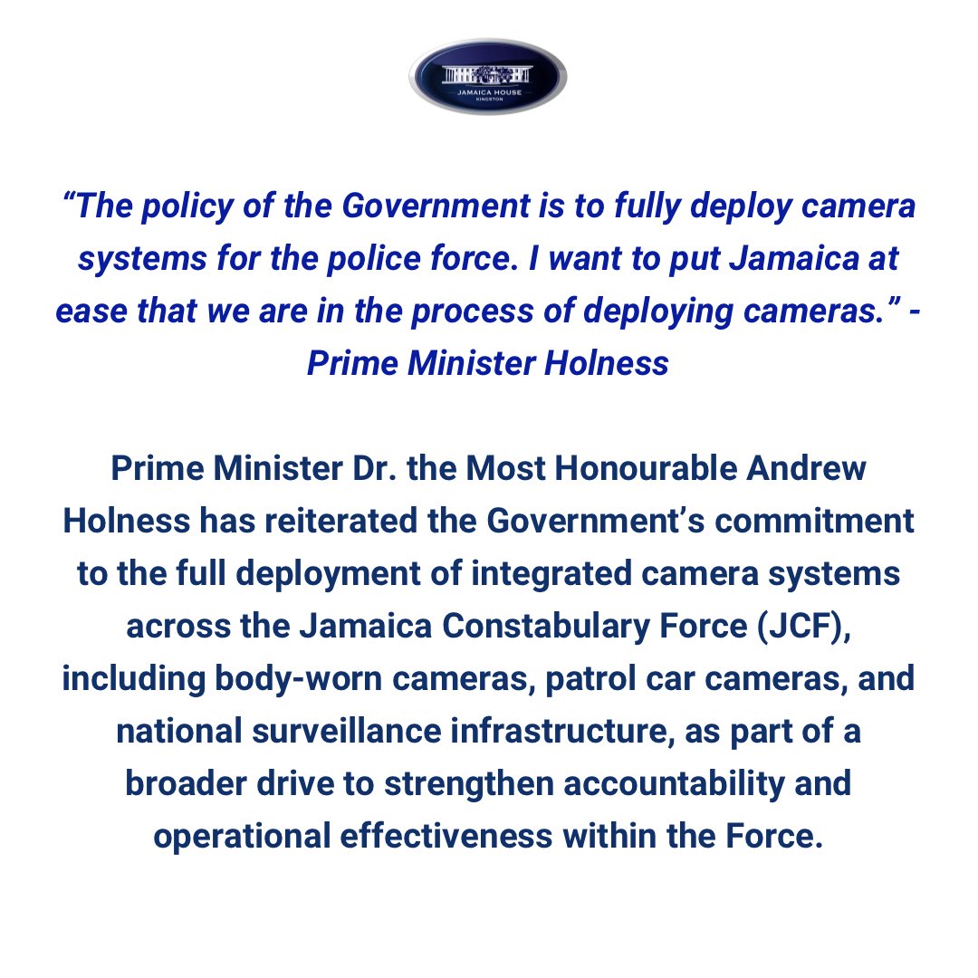 Andrew Holness tweet media