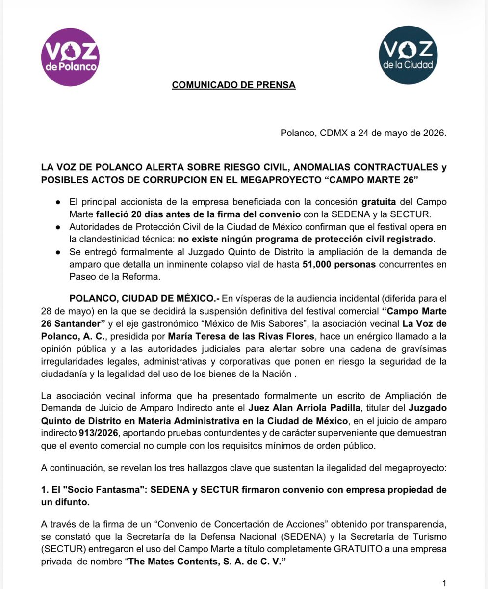 Voz de Polanco tweet media