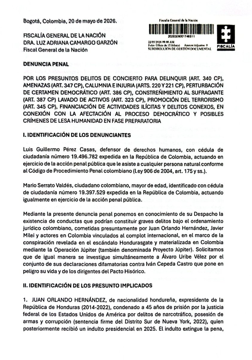 Luis Guillermo Pérez tweet media
