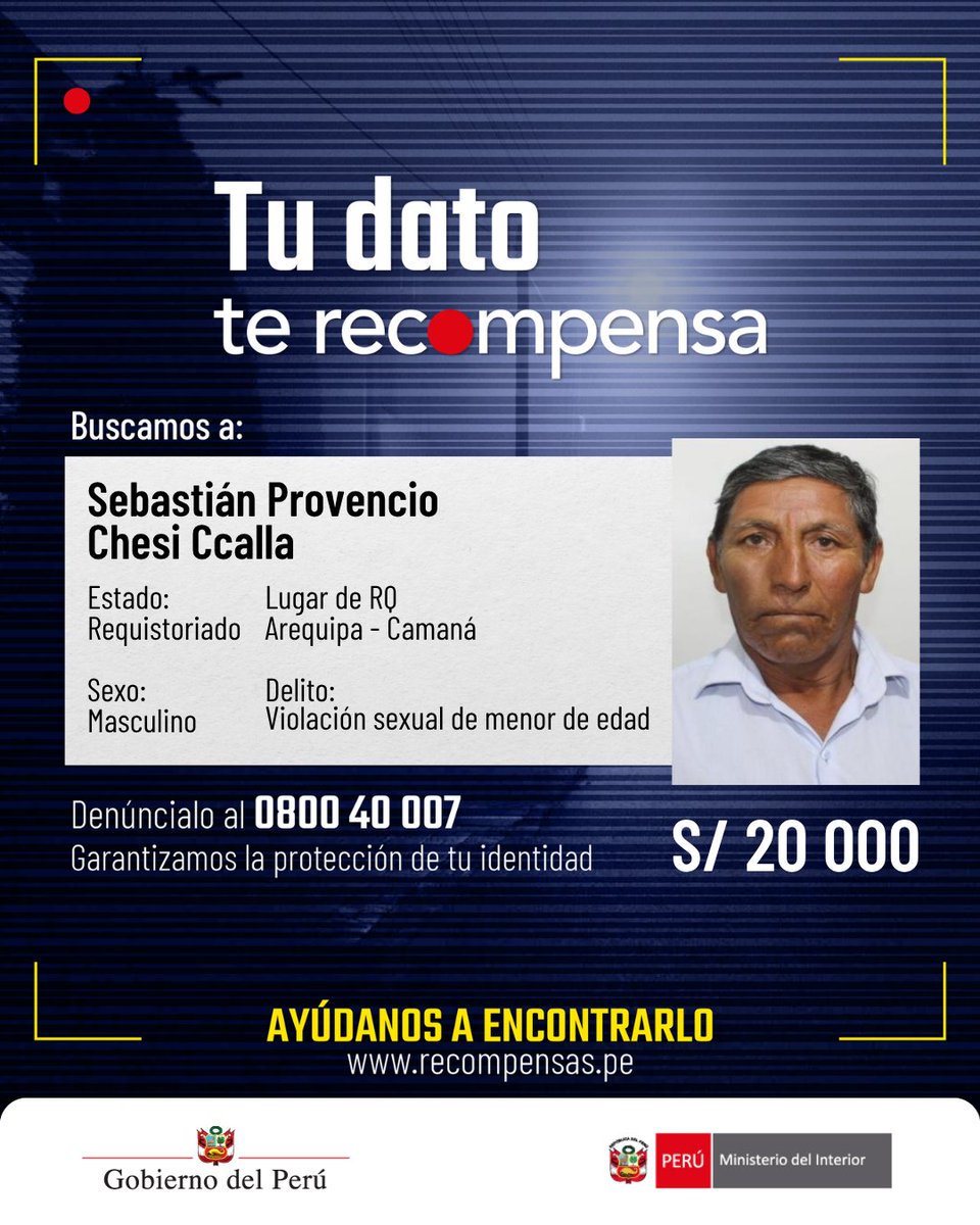 Ministerio del Interior 🇵🇪 tweet media