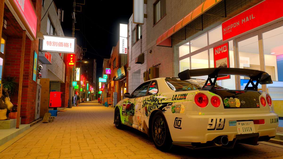 シロン様用 Nissan Skyline GT-R V-spec II - 2000 • • Hololive • • Shishiro
