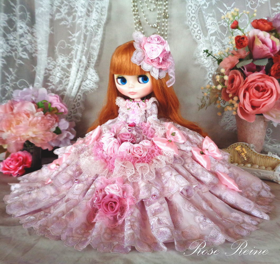ベルサイユの薔薇 クラシカルロマンス ニュアンスピンクのフリルドールドレス おはようございます。 アトリエローズレーヌです❤️ ☆5月特別セール