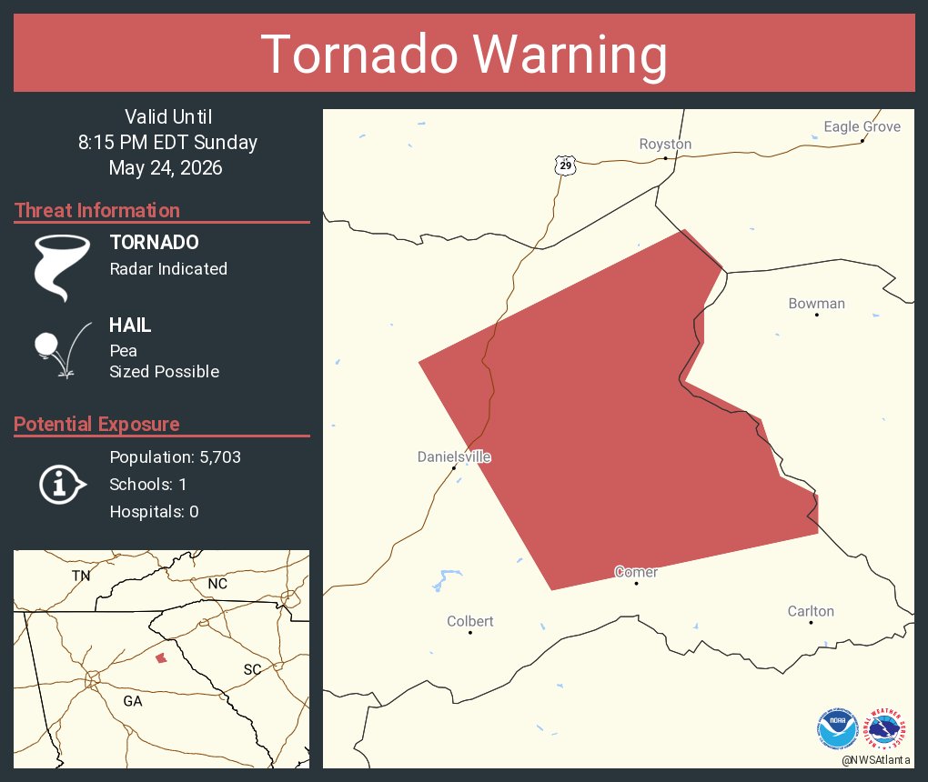 NWS Atlanta tweet media
