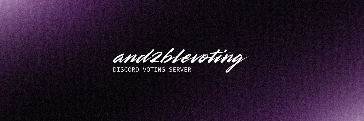 AND2BLE VOTING tweet media